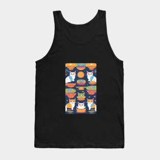 White Cats UFO Tank Top